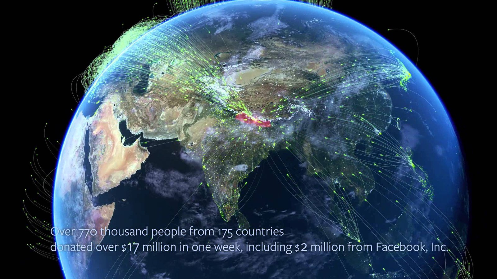 Visualizing how the connected world is healing Nepal Visualizing how the connected world is healing Nepal