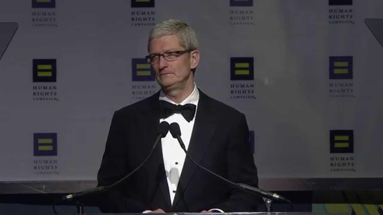 Tim Cook’s Inspirational talk at HRC Visibility Award Tim Cook’s Inspirational talk at HRC Visibility Award