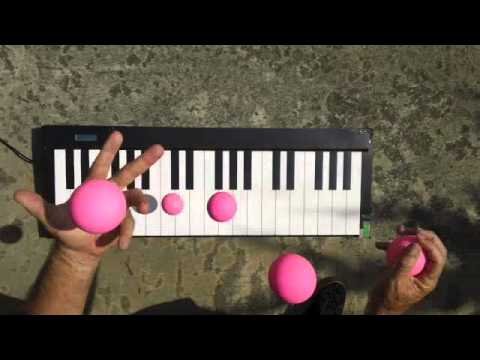 Just Amazing! Juggler Plays Piano Perfectly With Balls Just Amazing! Juggler Plays Piano Perfectly With Balls