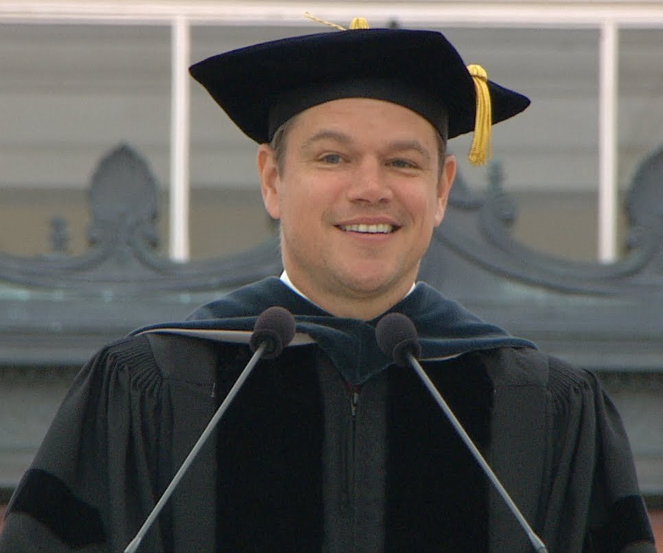 MIT Commencement Speaker Matt Damon MIT Commencement Speaker Matt Damon